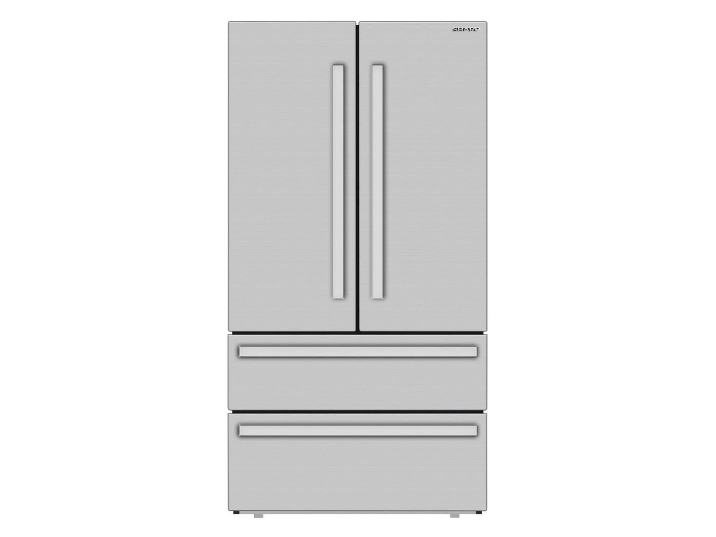 Sharp 22.5 Cubic Foot French Door Refrigerator - Stainless Steel