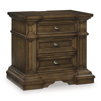 Frantanna - Brown - Three Drawer Night Stand