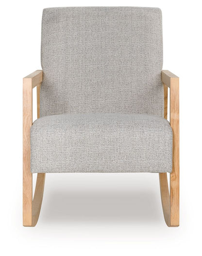 Wychworth - Gray / Natural - Accent Chair