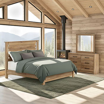 Brozmont - Bedroom Mirror - Tan