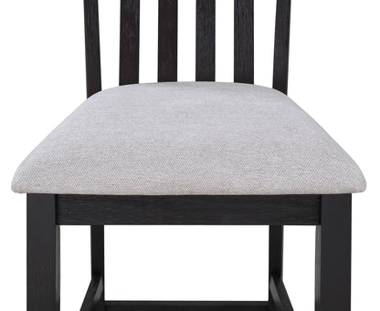 Delfin - Counter Height Chair (Set of 2) - Light Gray / Black