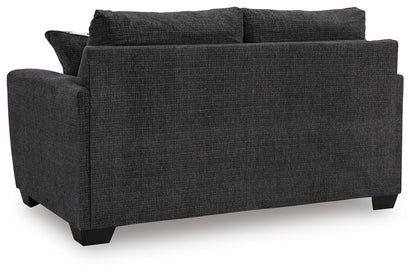 Loreo - Loveseat - Ebony