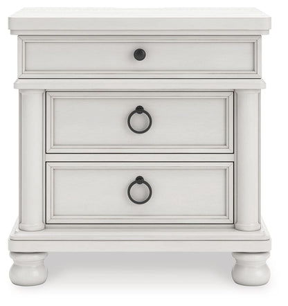 Rowlenstown - Three Drawer Night Stand