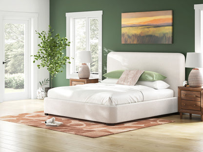 Brintstreet - King Upholstered Bed - Beige