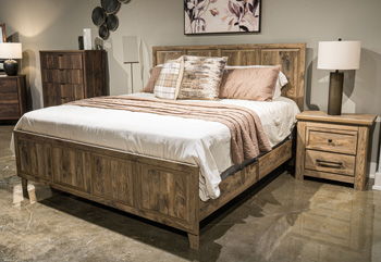 Rusticott - Brown - Queen Panel Headboard