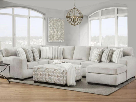 Affordable Posh - Armless Sectional - Dove