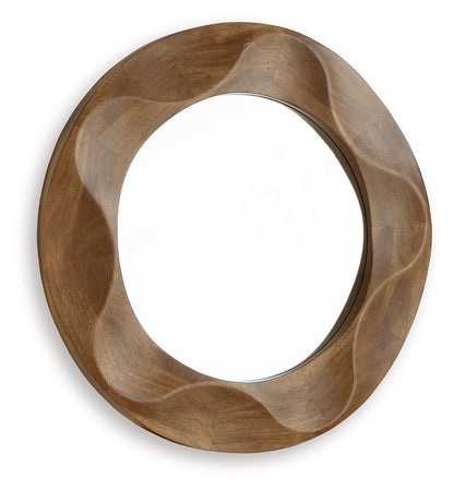 Aajon - Brown - Accent Mirror