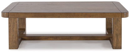 Cabalynn - Rectangular Cocktail Table - Light Brown