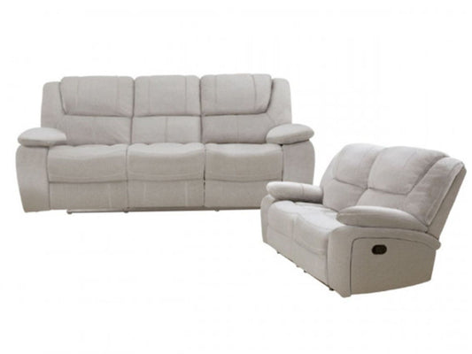 Manwah Aspen - Dual Reclining Sofa - Latte