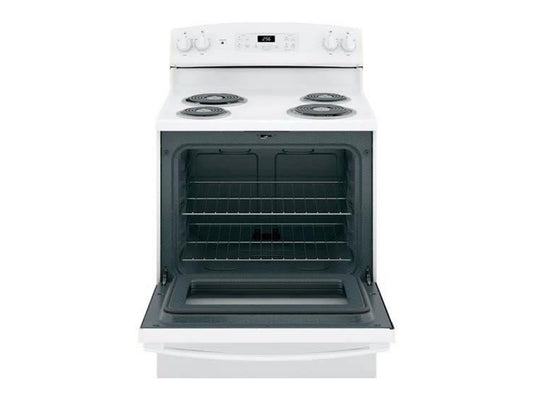 GE 30" Freestanding Electric Range With 4 Coil Elements - White