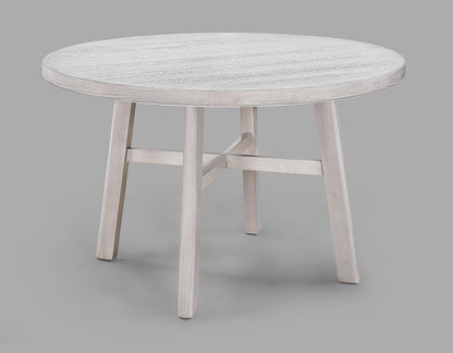 Blanche - Round Dining Table - Antique White