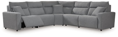 ModMax II - Salt And Pepper - Reclining Sectional