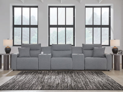ModMax II - Salt And Pepper - Reclining Sectional