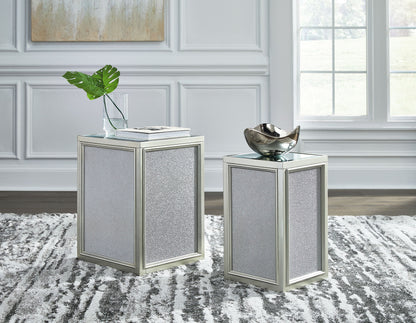 Traleena - Nesting End Tables (Set of 2) - Silver Finish