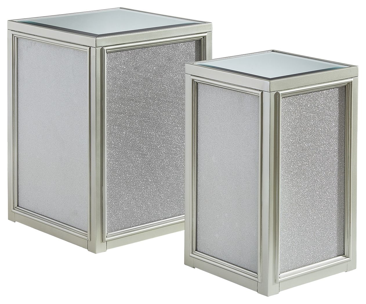 Traleena - Nesting End Tables (Set of 2) - Silver Finish