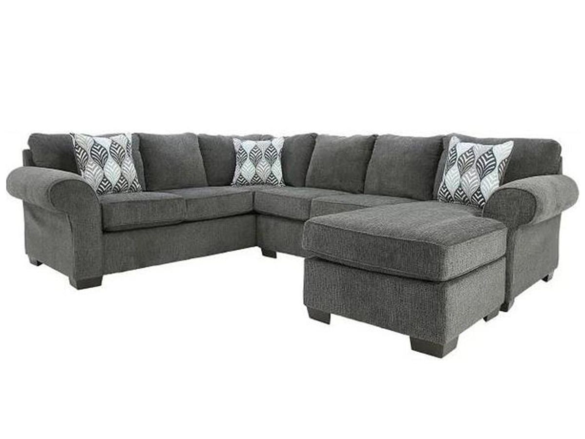 Affordable Charisma - Right Arm Facing Sectional - Smoke