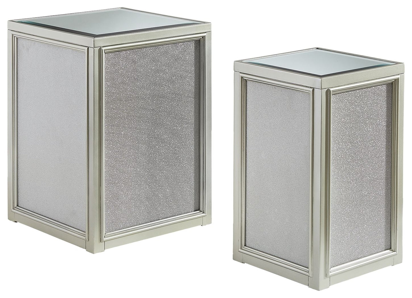 Traleena - Nesting End Tables (Set of 2) - Silver Finish