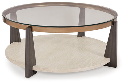 Frazwa - Round Cocktail Table - Multi