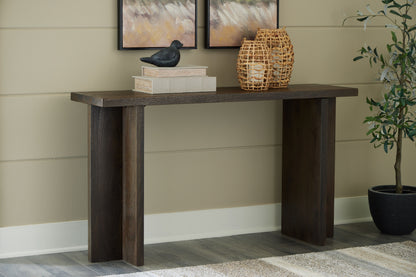 Jalenry - Console Sofa Table - Grayish Brown