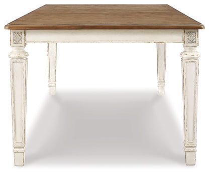 Realyn - Rectangular Dining Room Extension Table - Chipped White