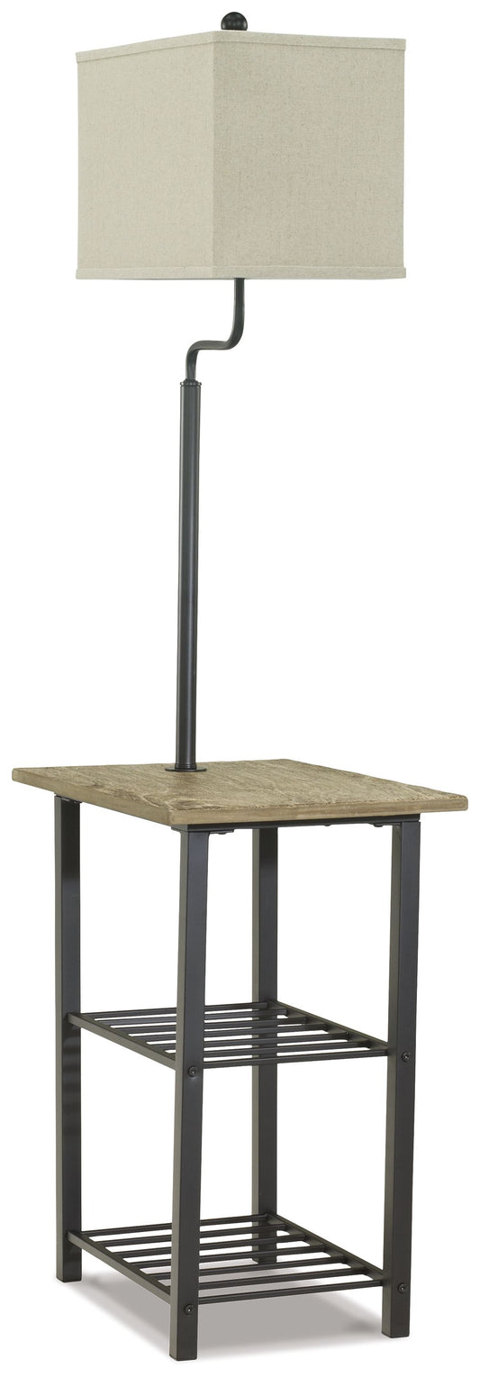 Shianne - Metal Tray Lamp  - Black