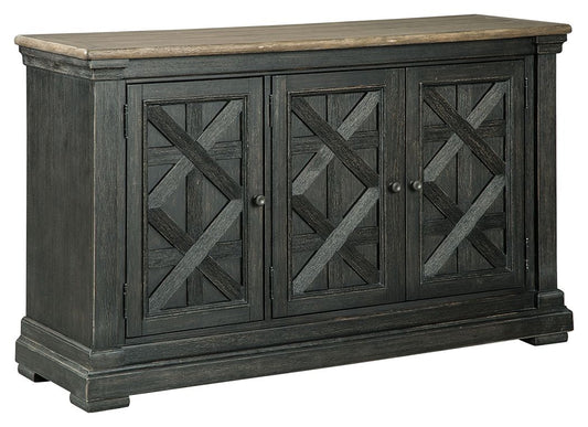 Tyler Creek - Black / Gray - Dining Room Server