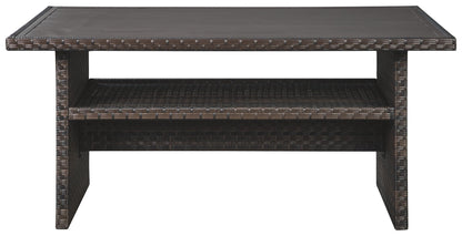 Easy Isle - Dark Brown / Beige - RECT Multi-Use Table