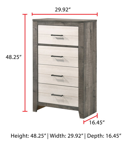 Rhett - Chest - Chalk / Gray