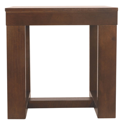 Watson - Square End Table - Dark Brown