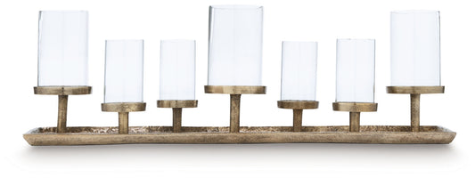 Wallmond - Antique Brass Finish - Candle Holder